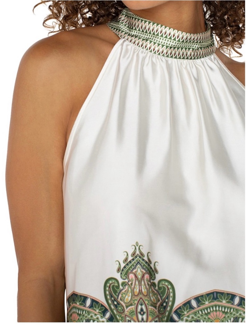 NWT Liverpool Los Angeles Mock Neck Halter Top, Medium - Picture 5 of 11
